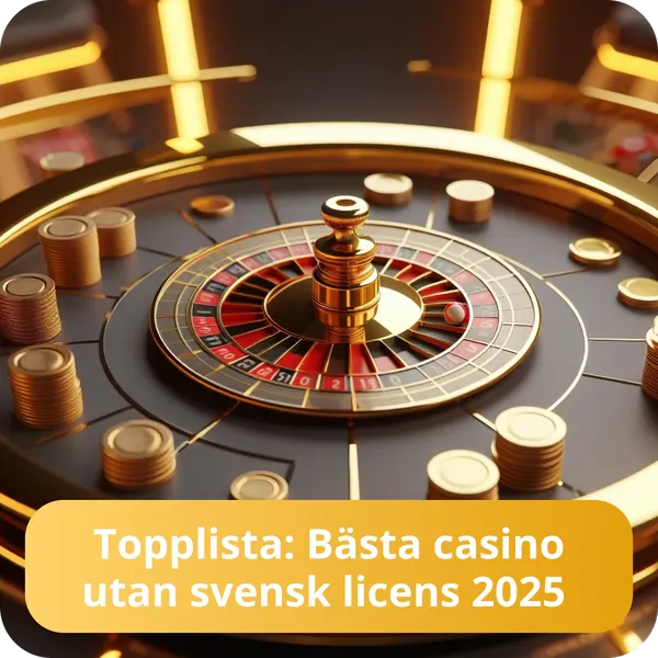 Topplista: Bästa casino utan svensk licens 2025