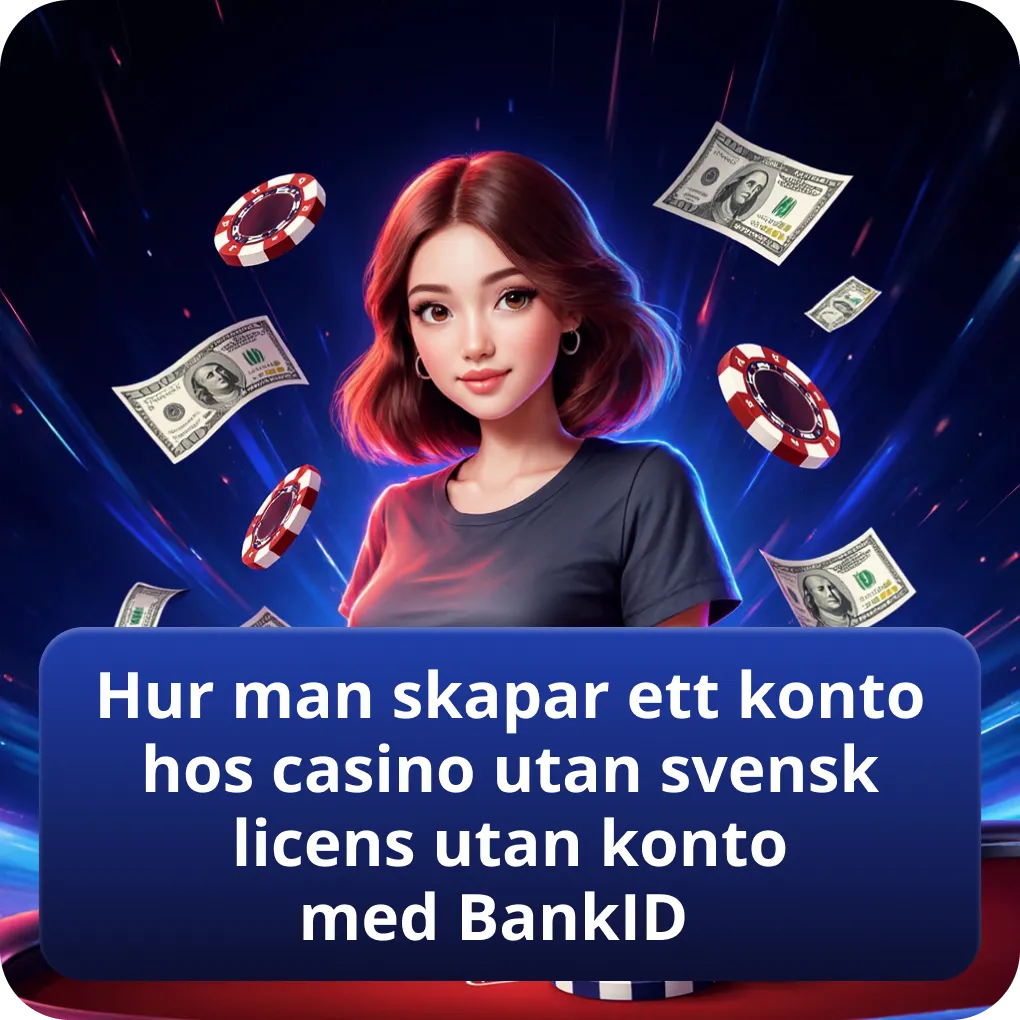 Hur man skapar ett konto hos casino utan svensk licens utan konto med BankID